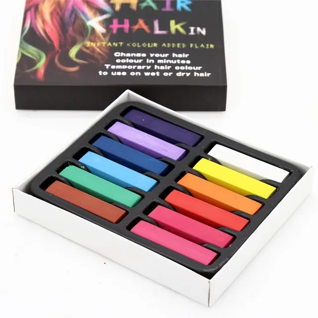 Coloured hair chalks