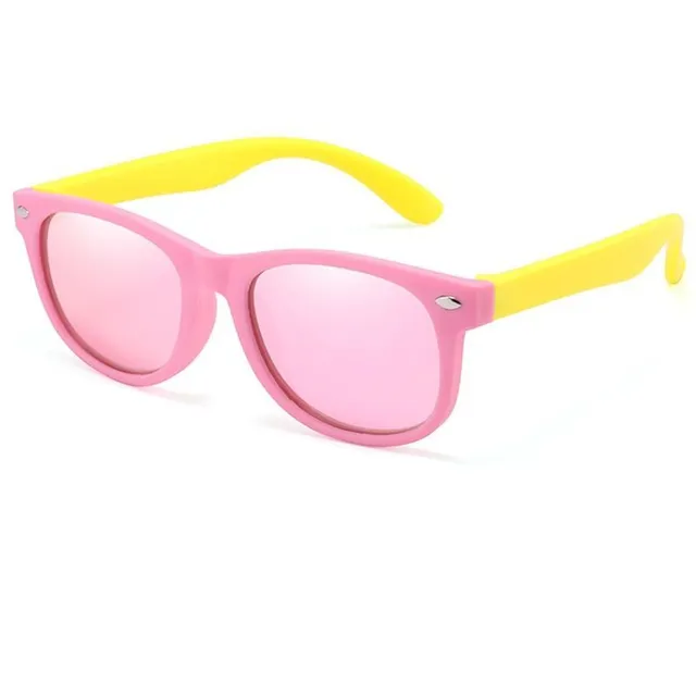 Dětské silikonové polarizační sluneční brýle - různé barvy