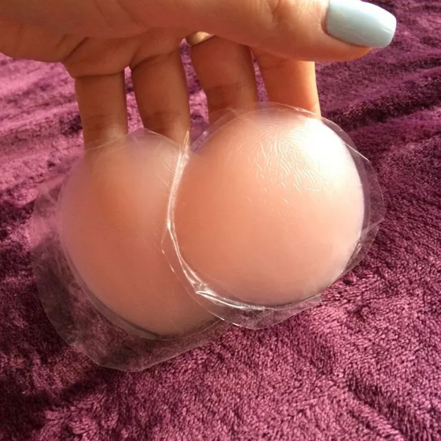 Reusable silicone nipple stickers