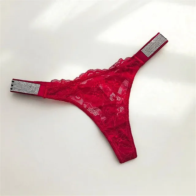 Women's sexy thong with Love Secret inscription