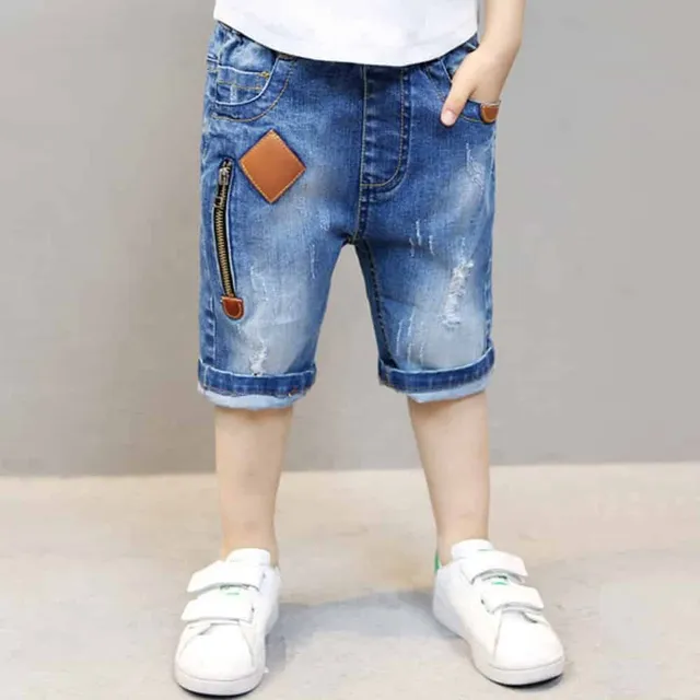 Chlapčenské džínsové šortky Denim