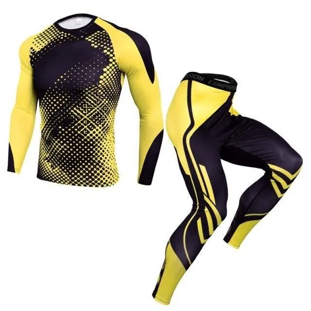 Men's compression thermal underwear