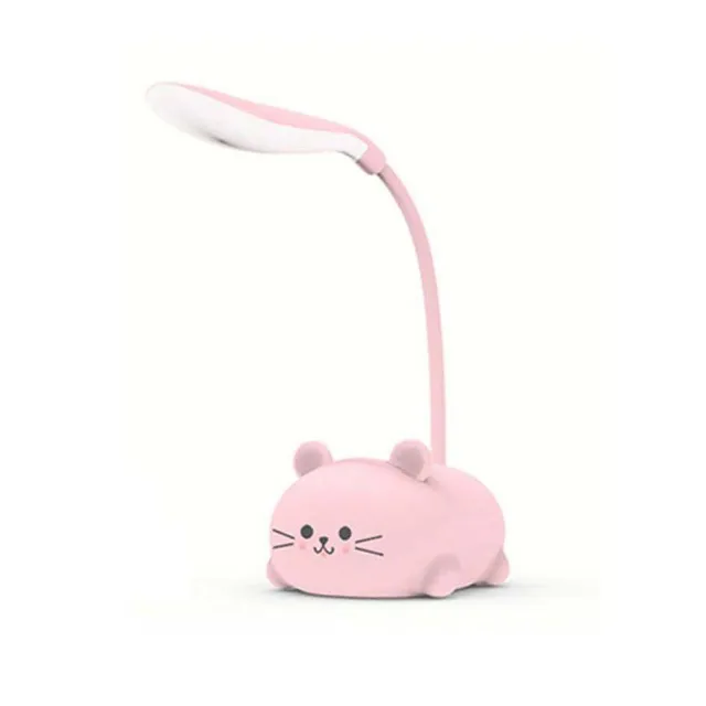 Urocza lampa stołowa dla dzieci w kształcie kota Kawaii