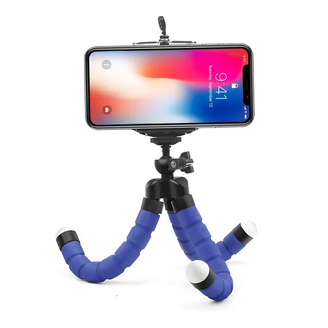 Flexible mini tripod for mobile phone