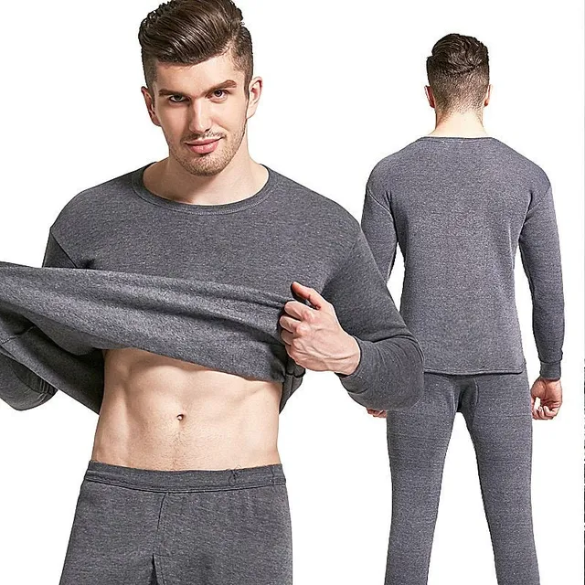 Ensemble de sous-vêtements thermiques pour homme - manches longues