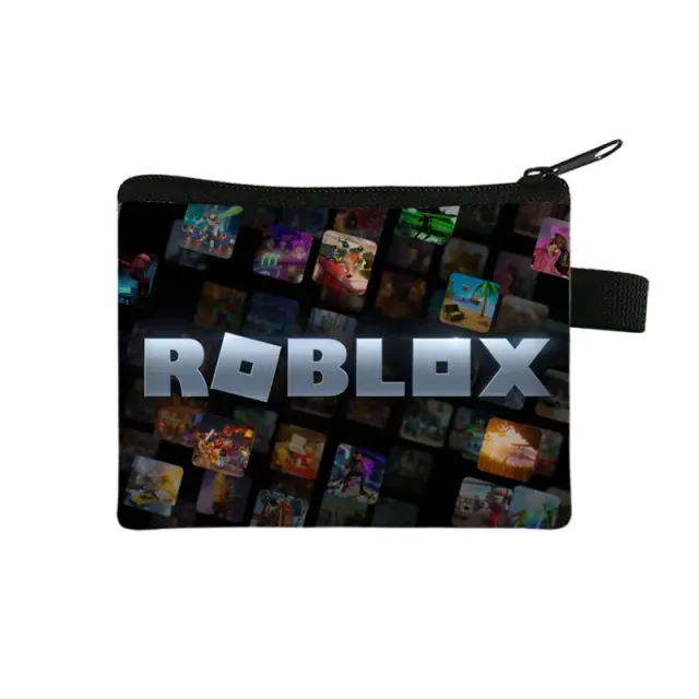 Unisex children's zipper wallet with themes of popular Roblox characters