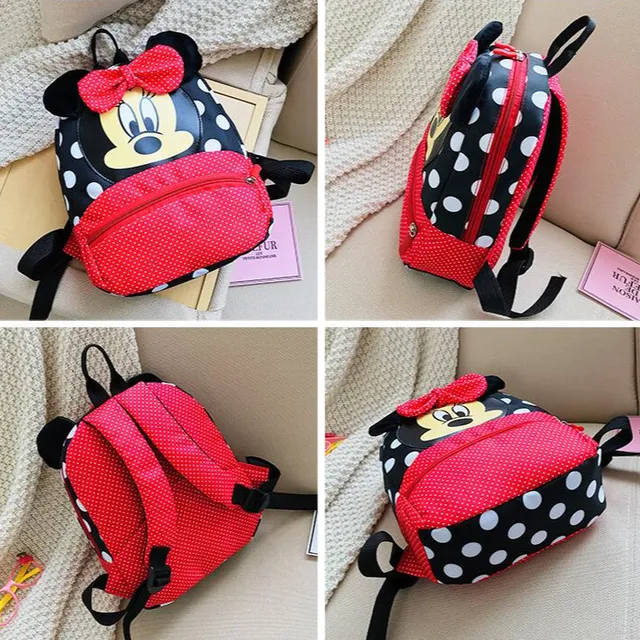 Beautiful children's backpack with Minnie and Mickey Mouse