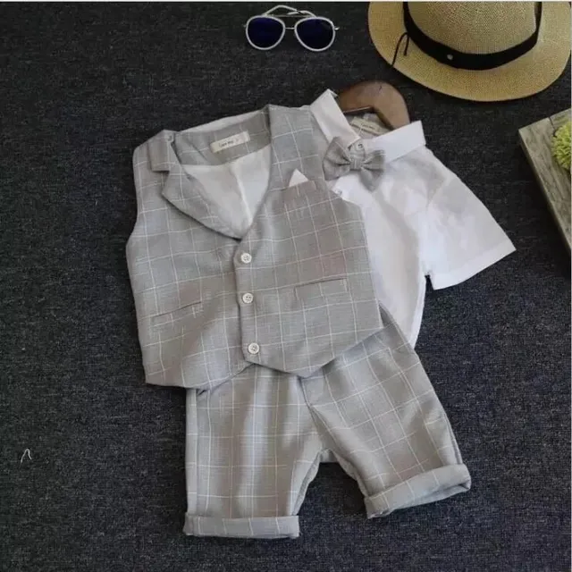 Boys' elegant summer set © Shorts, Shirt, Vesta