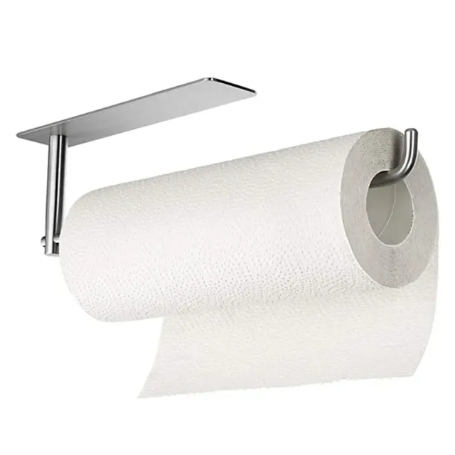 Stainless steel toilet paper holder - ideal for kitchen towels
