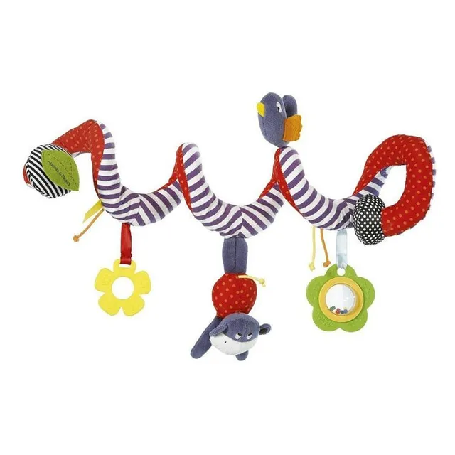 Spirala do wózka z zabawkami - różne rodzaje