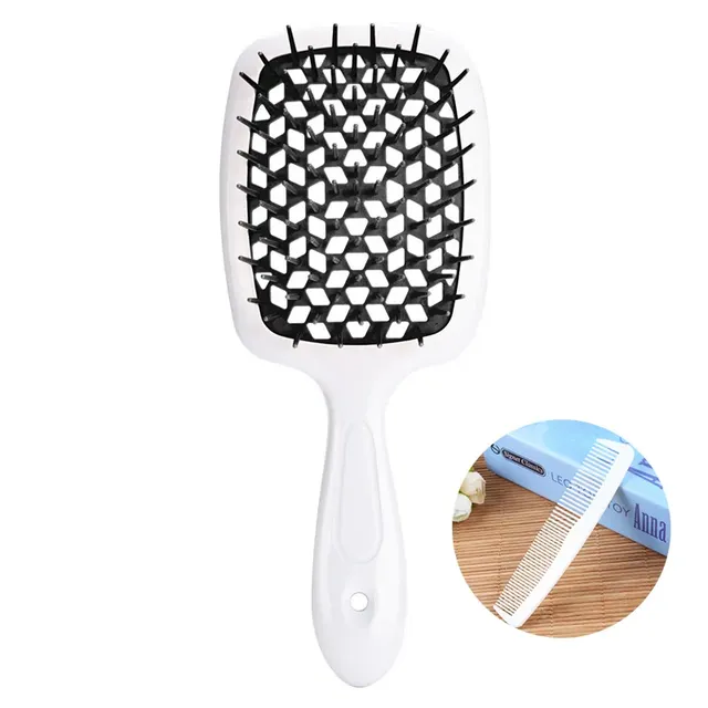 Professional hair brush against static energy - several color variants