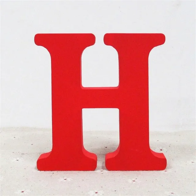 Decorative wooden letter C521