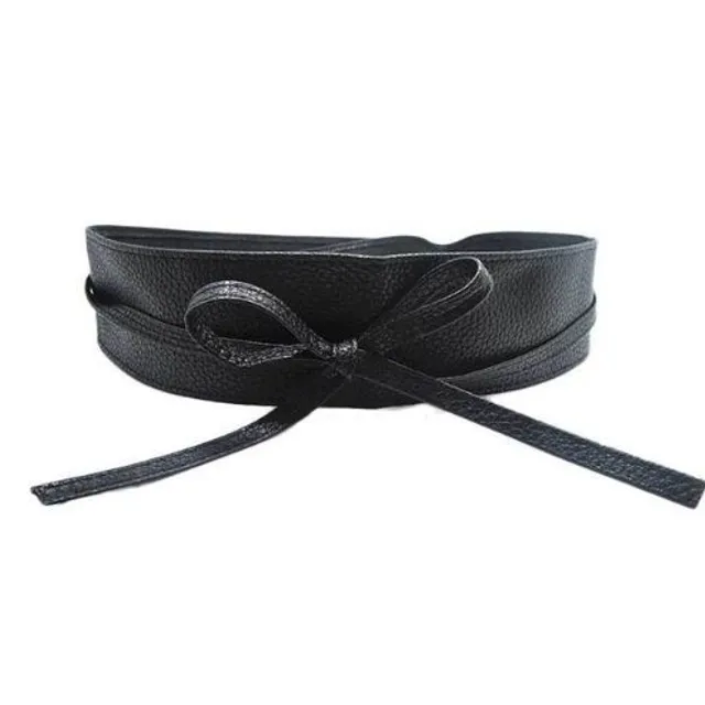 Women's stylish wide belt for tying - 6 colours