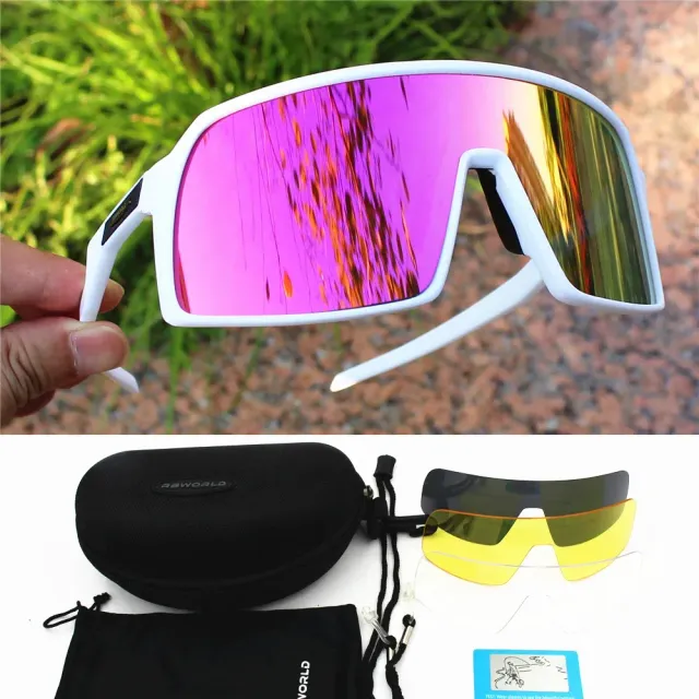 Polarized cycling glasses - Sports glasses for road and mountain cycling