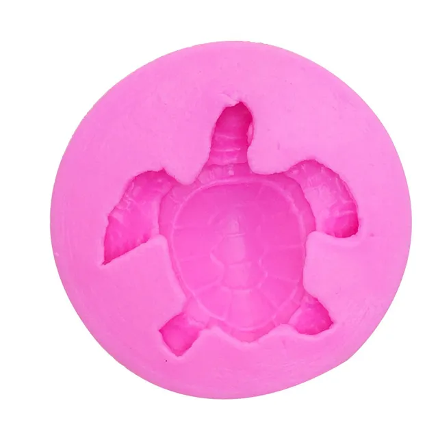 Silicone form of turtle