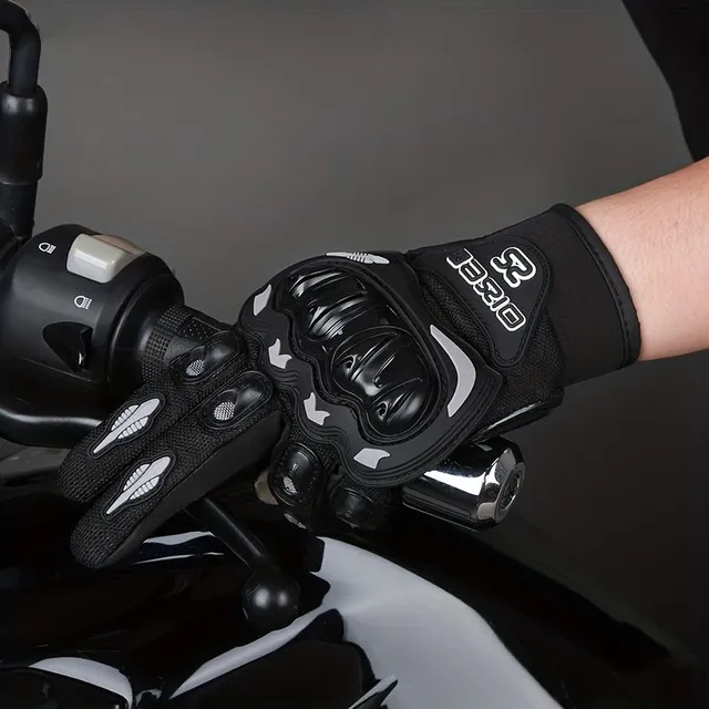 Summer motorcycle gloves for men - breathable, protective, anti-fall, anti-slip, touch screen