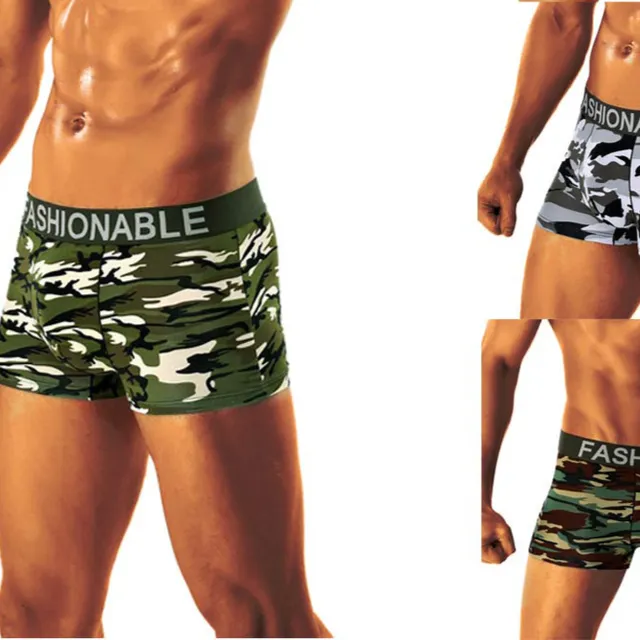 Men's stylish camouflage boxer shorts