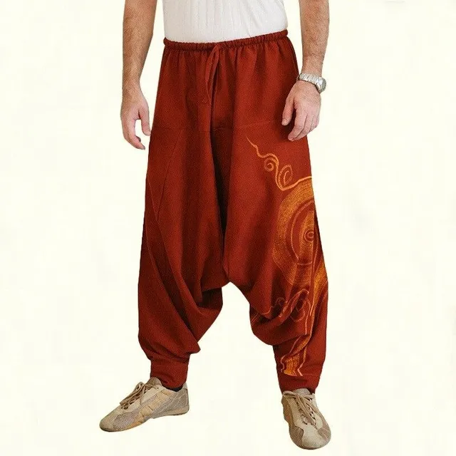 Pantalones harem para hombre F1368