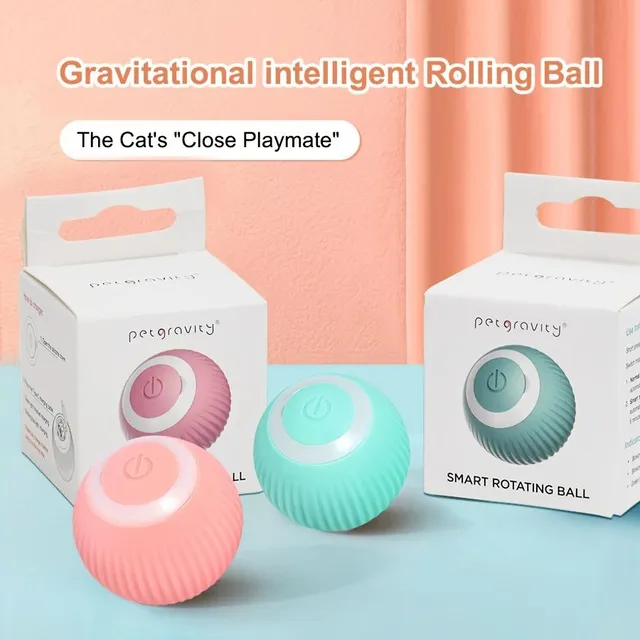 Interactive Electric Toy For Cats: Smart Ball For Training &amp; Fun For Cats!