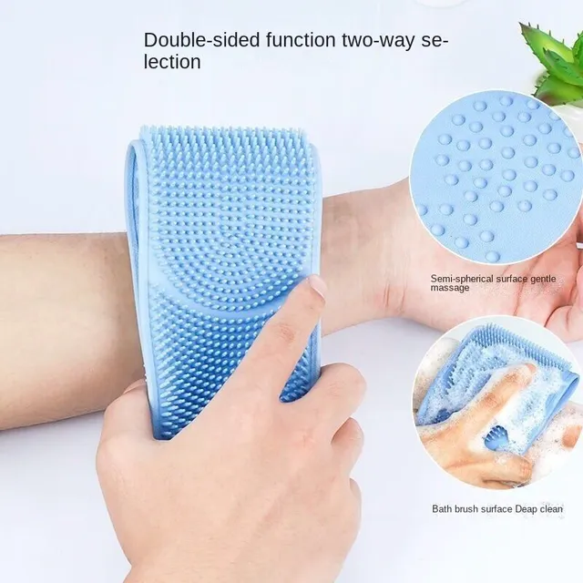 2pcs Foot Washing Brush Silicone Bath Massage Foot Pad Shower Massage Bathroom Non-Slip Anti-Slip Foot Washing Pad