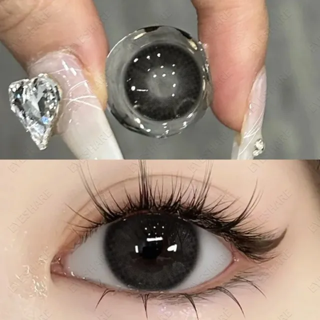 Luxury contact lenses without dioptre - realistic colors, several variants