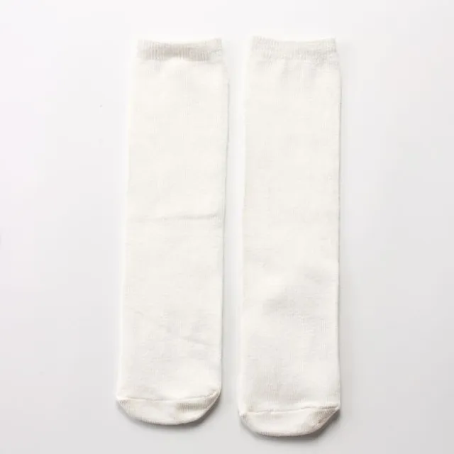 Dětské jednobarevné ponožky