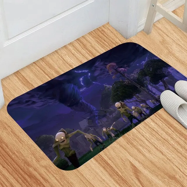 Stylish anti-slip mat with computer game motif DD001-05