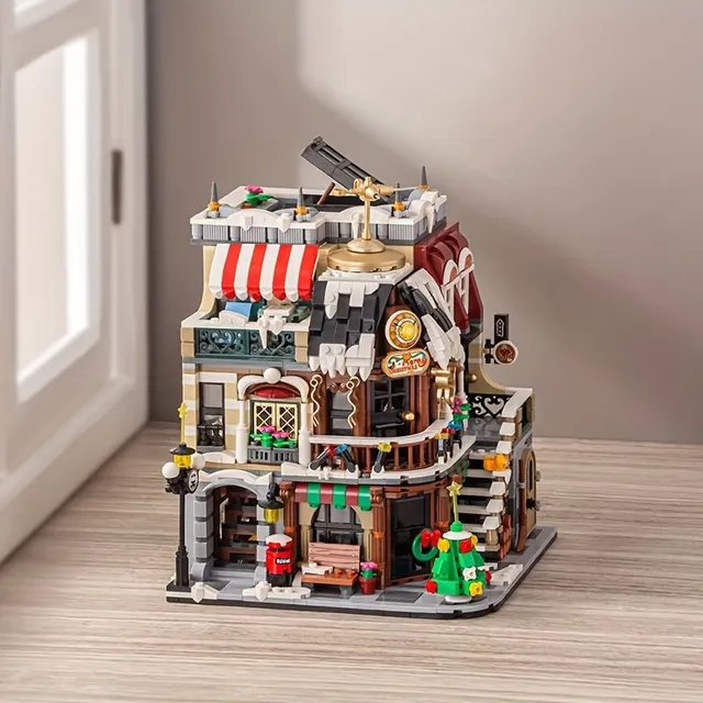 Stavební Kostky, Model Kavárny Pro Vánoce
