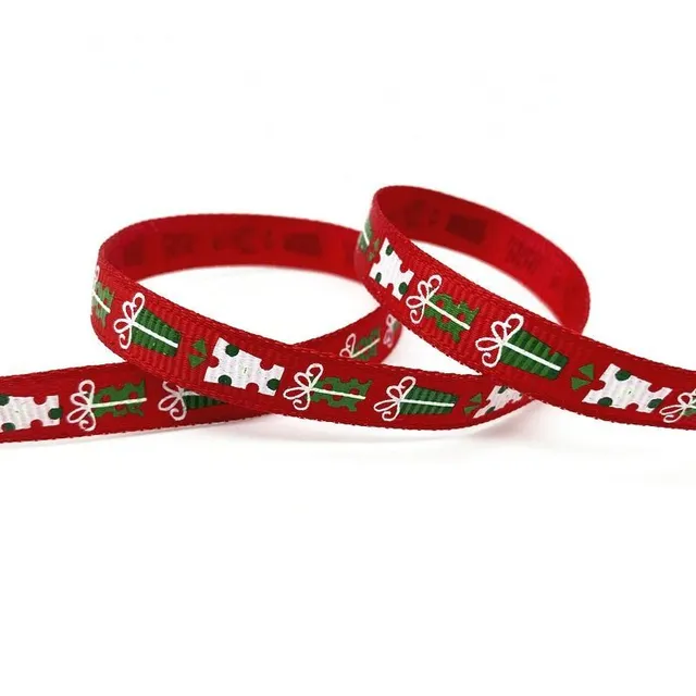 Modern Christmas ribbons for Nicholas gifts