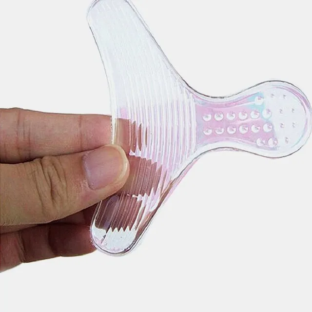 Silicone transparent insert for women's shoes