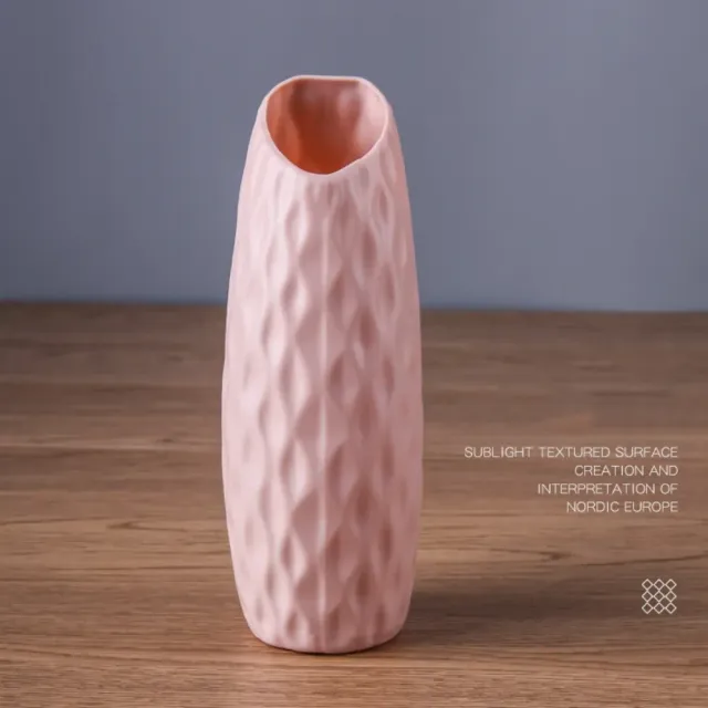 Modern vase in various shapes made of durable unbreakable material - more variants