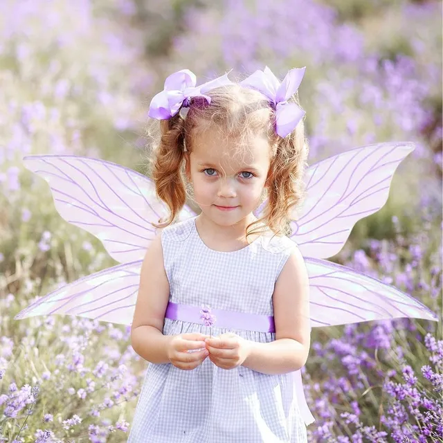 Stylowe skrzydła motyla dla dzieci z elastyczną opaską - różne kolor