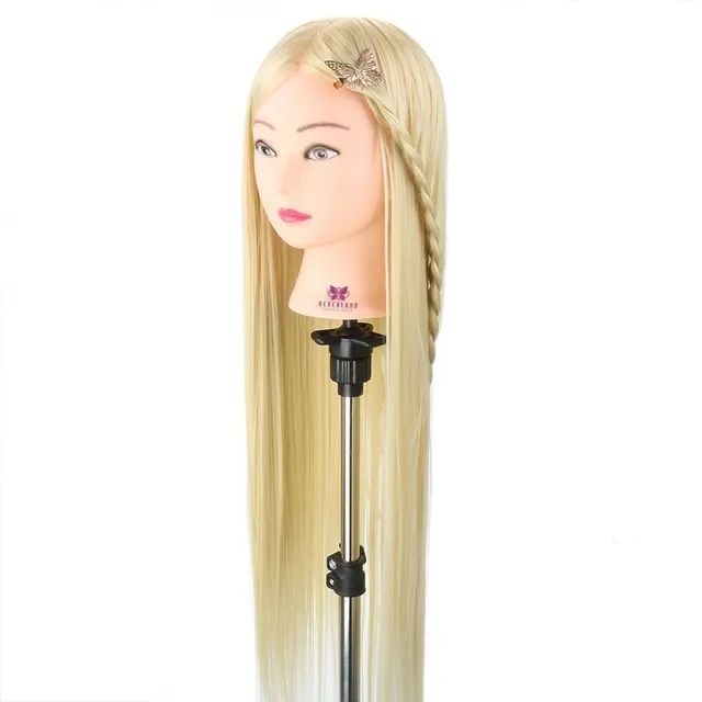 Hairdresser Training Kit - head with wig + set for braiding