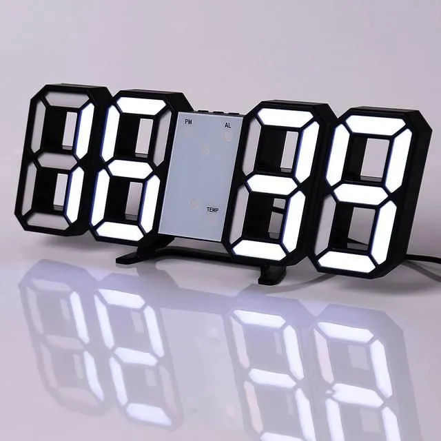 Wall mounted LED digital clock