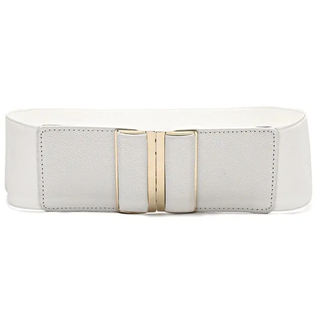 Women's elastic belt Diego damsky-elasticky-pasek-l53-bila 65-cm