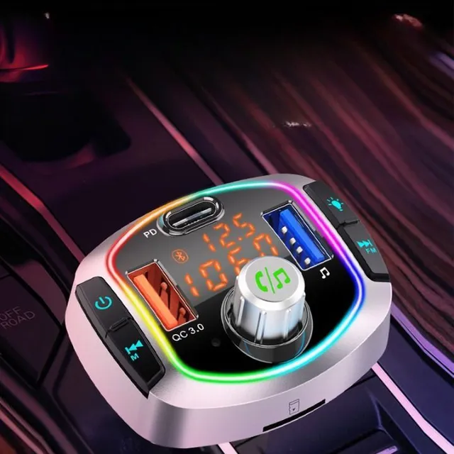 Original modern colorful stylish practical bluetooth car transmitter