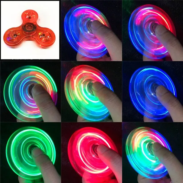 Handheld LED fidget spinner