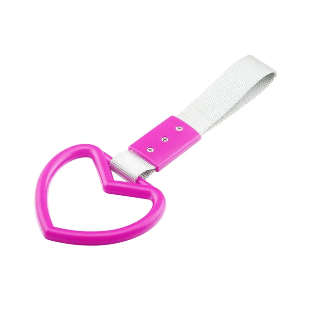 Strap with a car handle in the shape of a heart