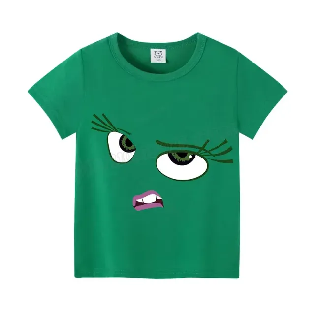 Baby Breathable T-shirt with short sleeve with potis favorite characters from a fairy tale In the head 2 - Inside Out 2