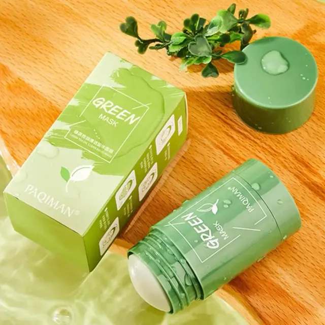 Čisticí tyčinka na obličej s výtažkem ze zeleného čaje pro akné, černé tečky a hydrataci