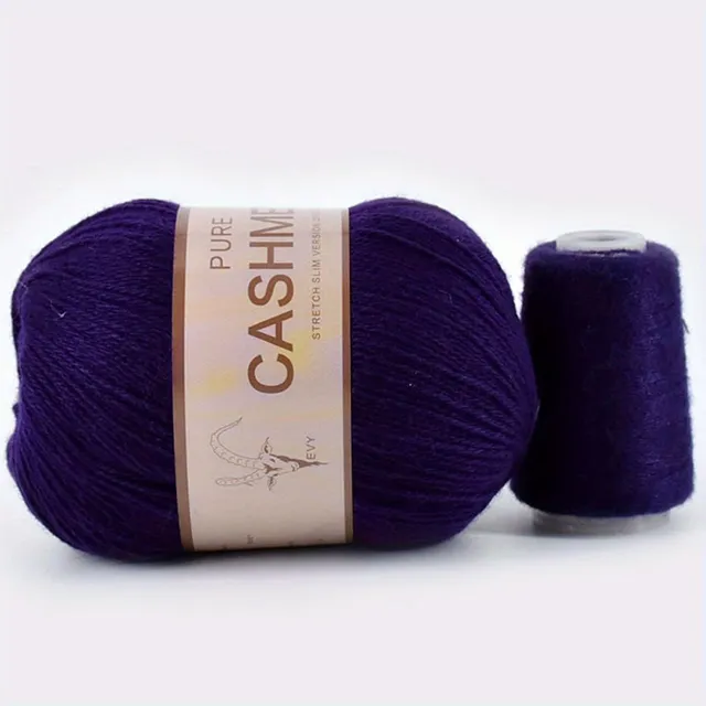 Beautiful 98% cashmere yarn for hand knitting and crochet - soft and suitable for machines - ball for scarves, sweaters and more