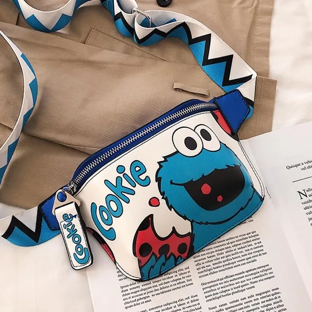 Designer women's fanny pack with cute print of Koksík