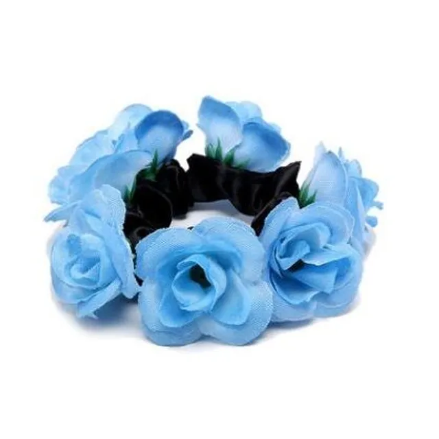 Floral hair elastic