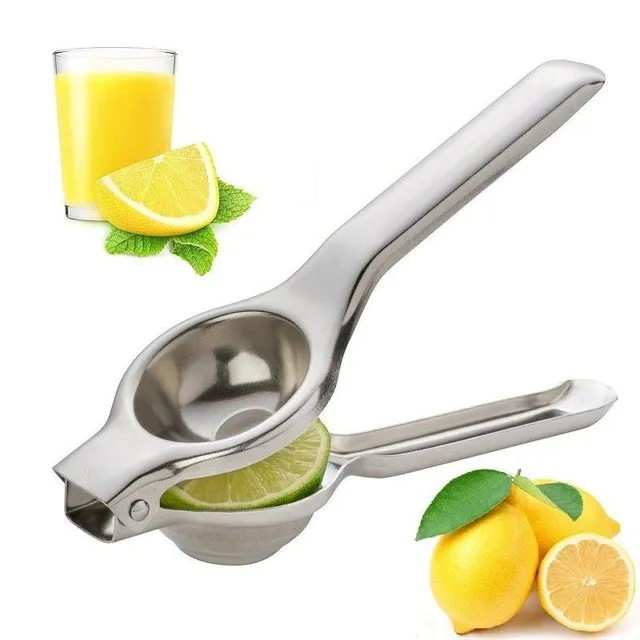 Hand-operated citrus fruit presses