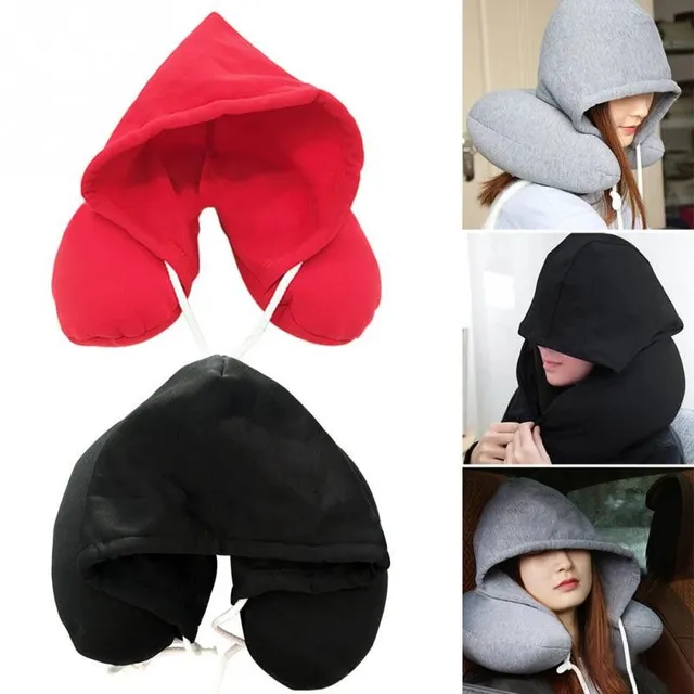 Travel pillow with hood Terony - more colours