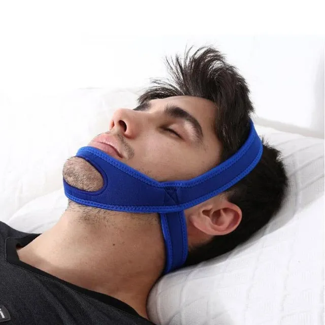 Anti-snoring chin strap