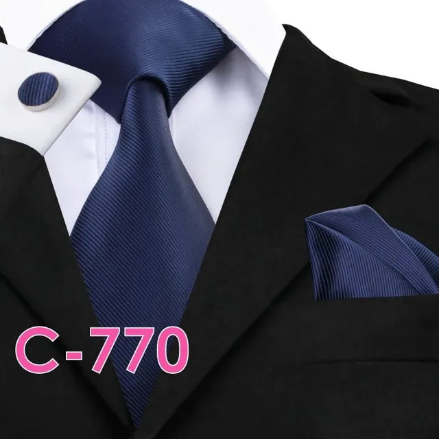 Men's luxury business set | Tie, Handkerchief, Cufflinks