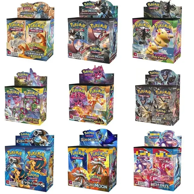 Pokemon cards - full package 324 pcs - 36 pcs packages