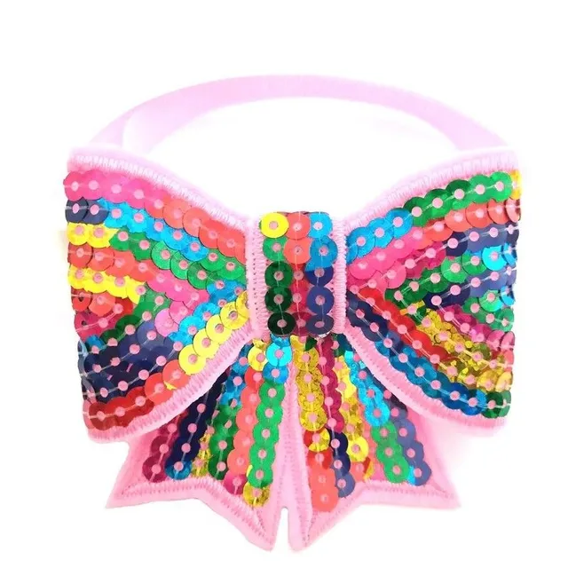 Buckle with glitter bow 30 pcs