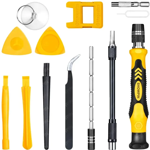 115-piece set of magnetic screwdrivers for computer repair